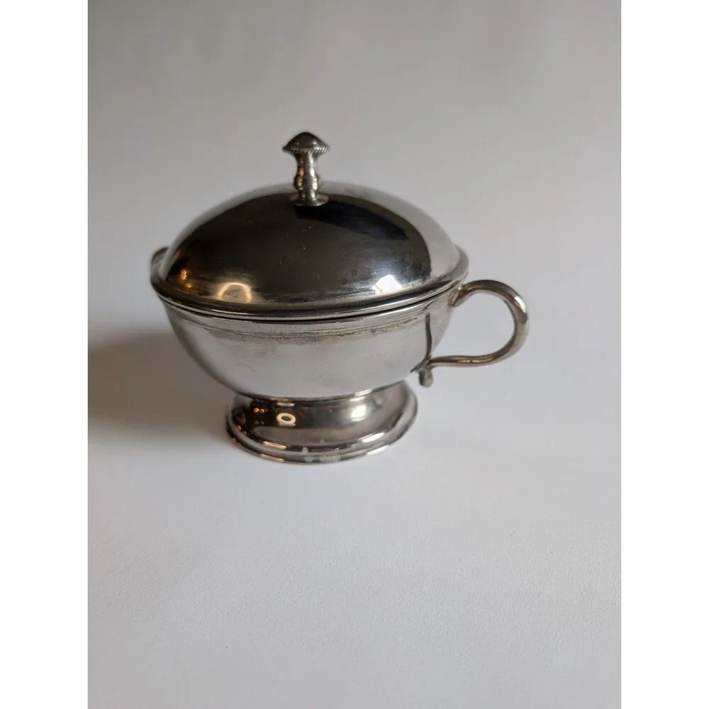 International Silver Brand Silverplate Lidded Sugar Bowl